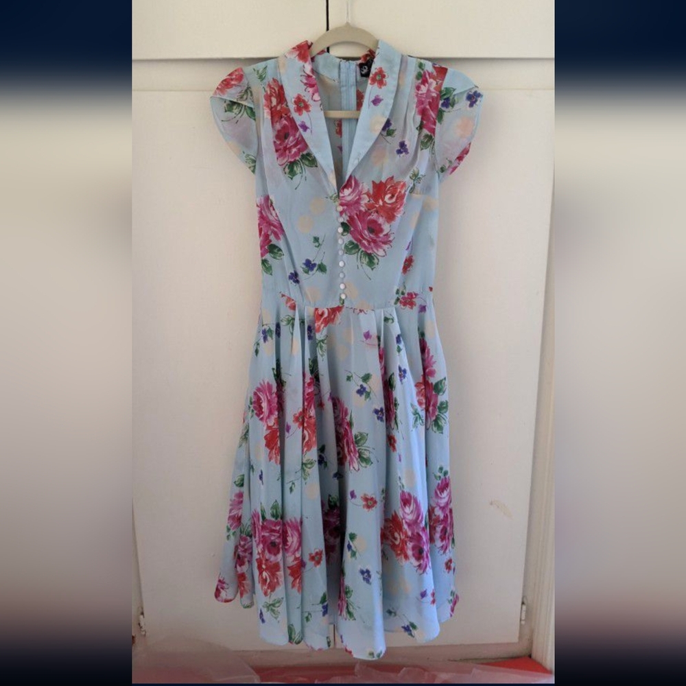 EUC Hell Bunny Bloomsbury Dress size XS